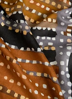 Geometric Print Oblong Scarf