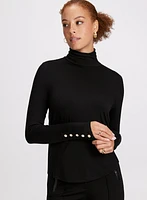 Long Sleeve Turtleneck Top