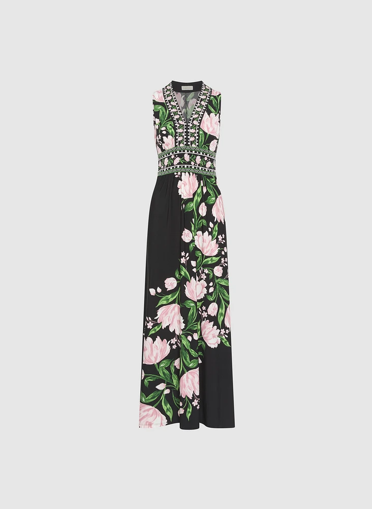 Floral V-Neck Dress