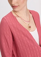 Textured Knit Cardigan