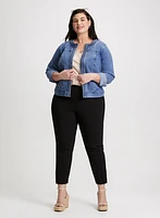 Veste en denim et pantalon cheville à jambe étroite