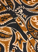 Robe-chemisier à motif paisley