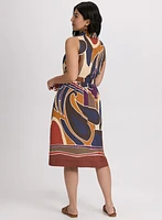 Robe à motif abstrait