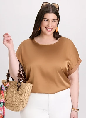 Blouse en satin
