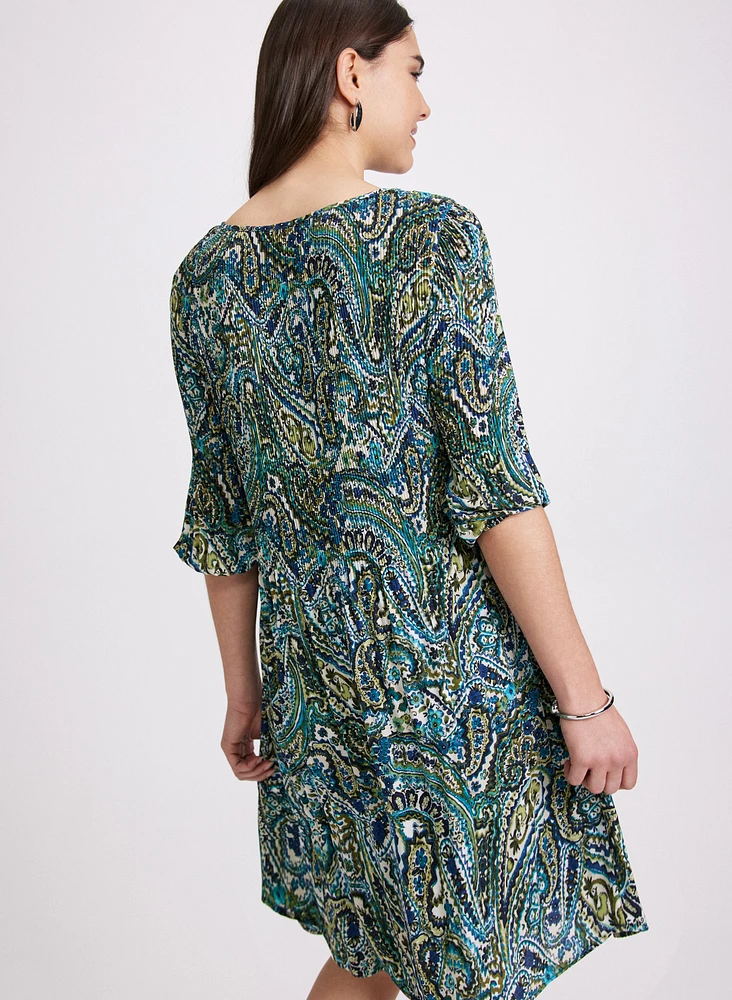 Paisley Chiffon Dress