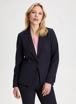 Notched Collar Blazer