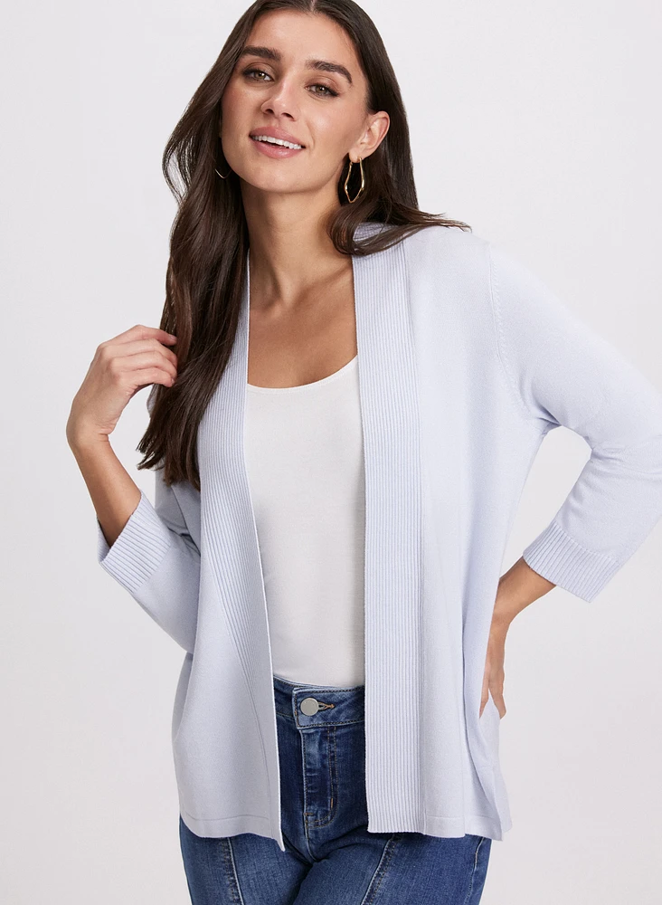 Cardigan en tricot pointelle