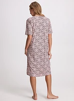 Heart Print Nightgown