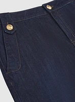Jean à pattes de boutonnage