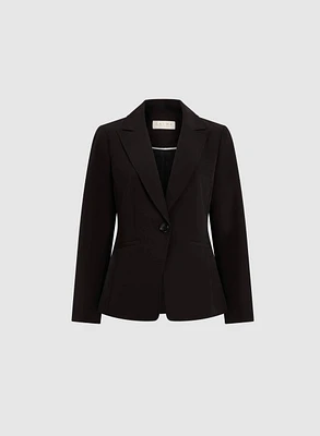 Notched Collar Blazer