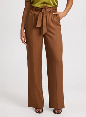 Pantalon Olivia à jambe large en Tencel