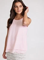 Layered Crepe Blouse