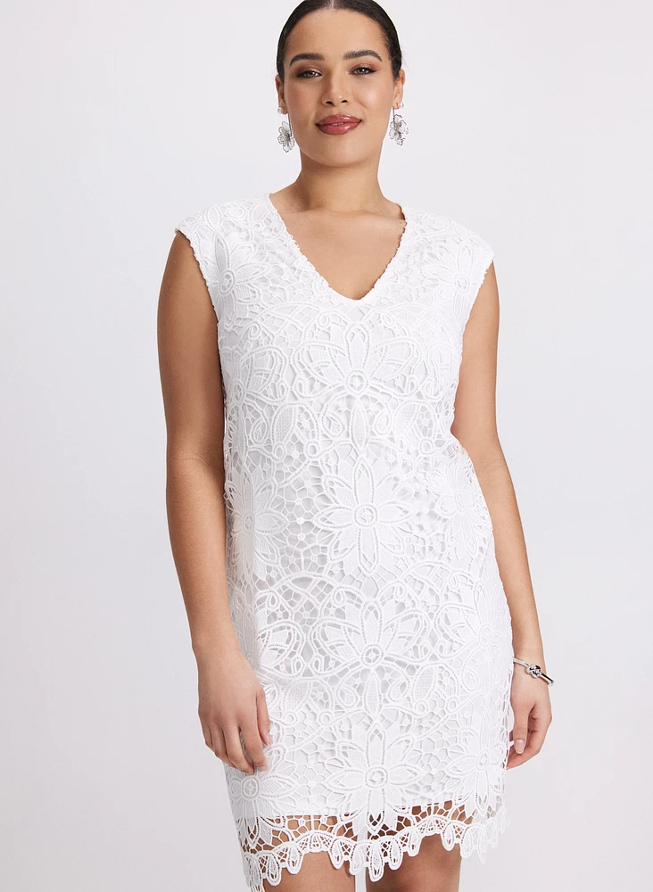 Scalloped Lace Dress