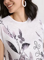 Floral Burnout T-Shirt