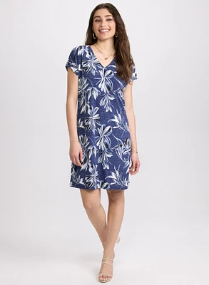 Floral V-Neck Dress