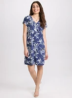 Floral V-Neck Dress