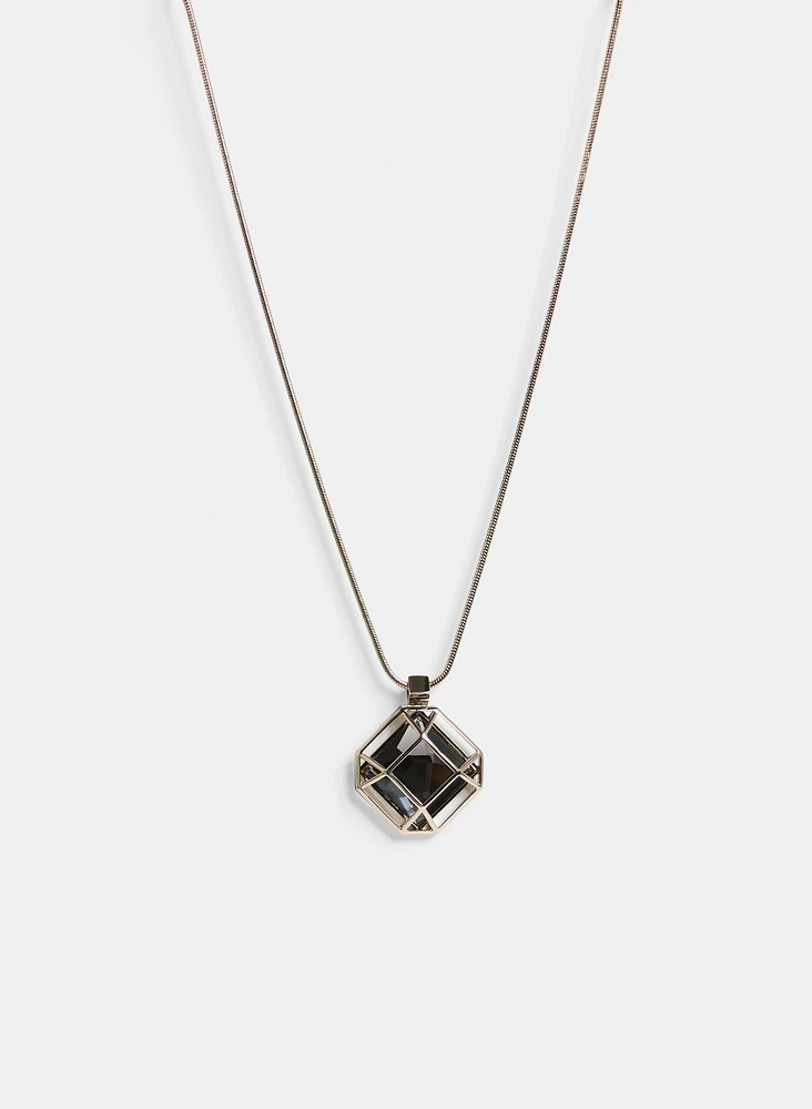 Square Pendant Necklace