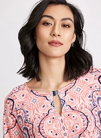 Robe de jour à motif paisley