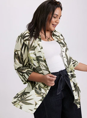 Leaf Print Blouse