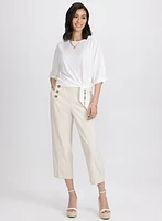Pointelle Dolman Sleeve Top