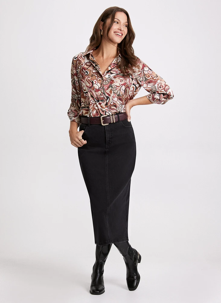 Paisley Print Blouse