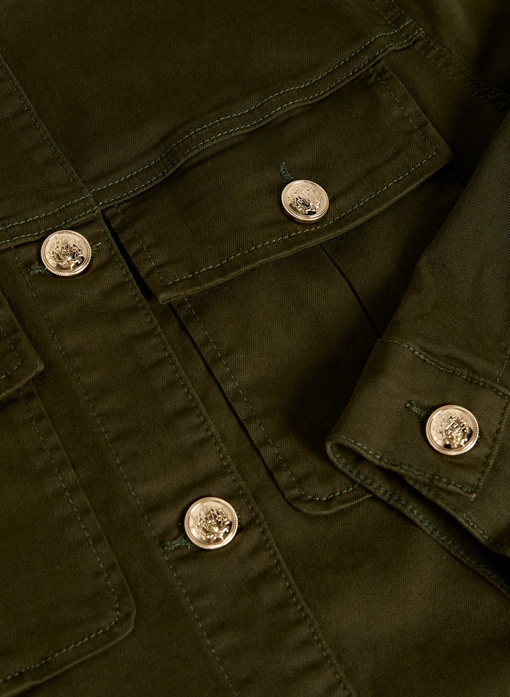 Cargo Pocket Denim Jacket