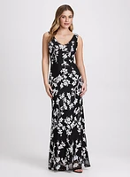 Robe maxi florale