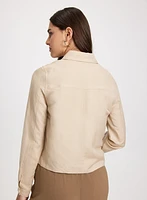 Short Linen Jacket