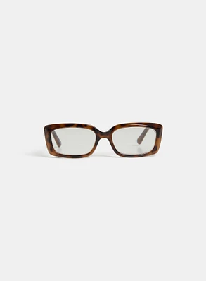 Rectangular Tortoiseshell Glasses