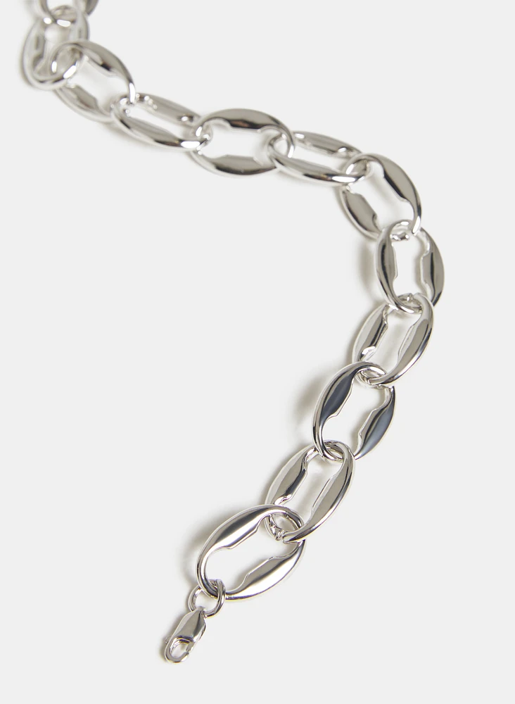 Collier à maillons épais