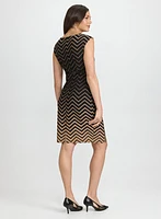 Zigzag Print Dress