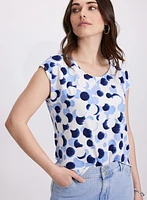 Abstract Dot Print Top