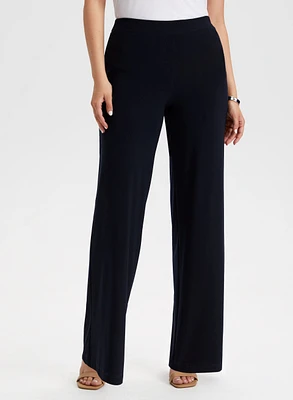 Pantalon Olivia à jambe large en jersey – régulier