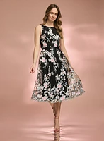 Embroidered Tulle Dress