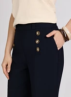 Capri à détails de boutons