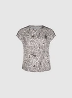 Leaf Print T-Shirt
