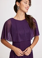 Asymmetric Capelet Dress