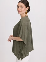 Poncho-Style Layering Top