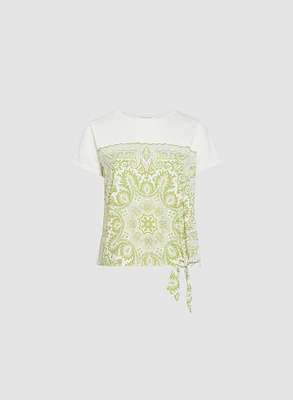 Paisley Print Short Sleeve T-Shirt