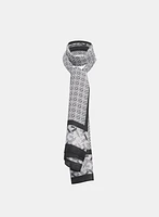 Mixed Geometric Print Scarf