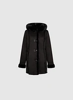 Faux-Shearling Coat