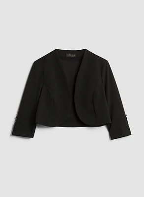 3/4 Button Sleeve Bolero