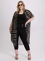 Joseph Ribkoff - Geometric Button-Down Tunic