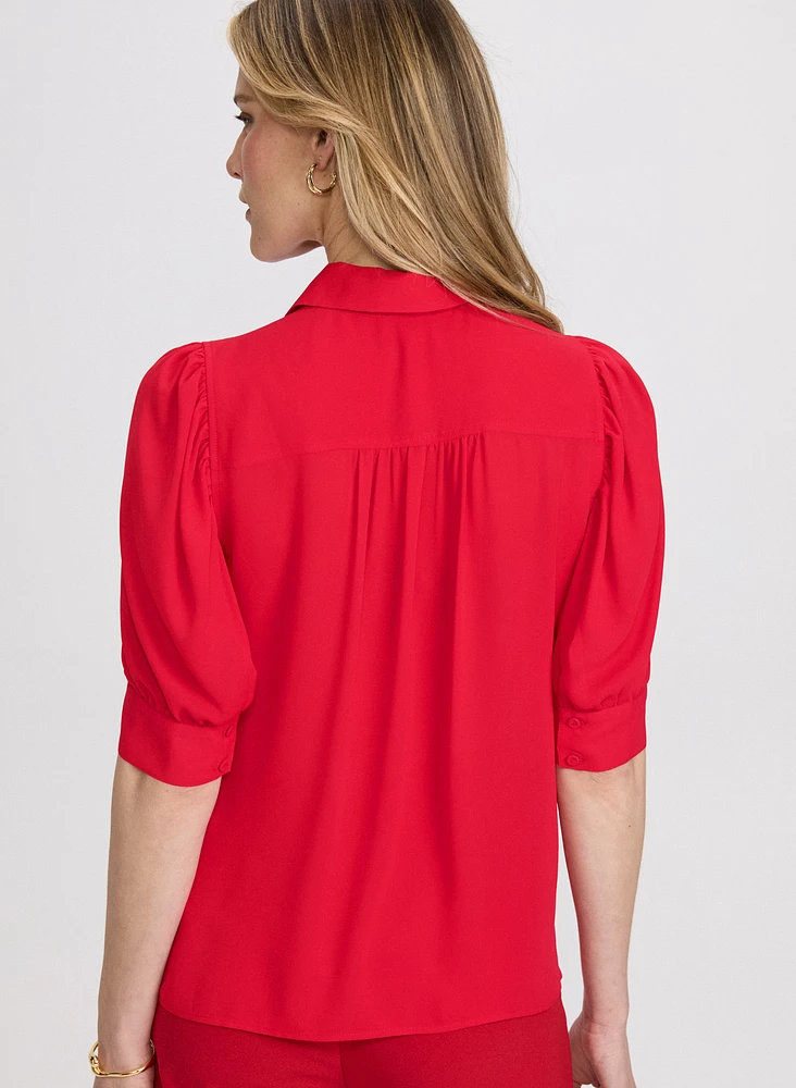 Blouse à manches ballon
