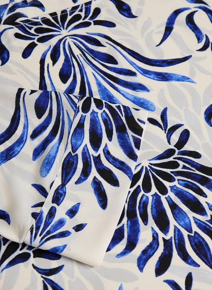 Baroque Print Blouse