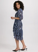 Tiered Paisley Dress