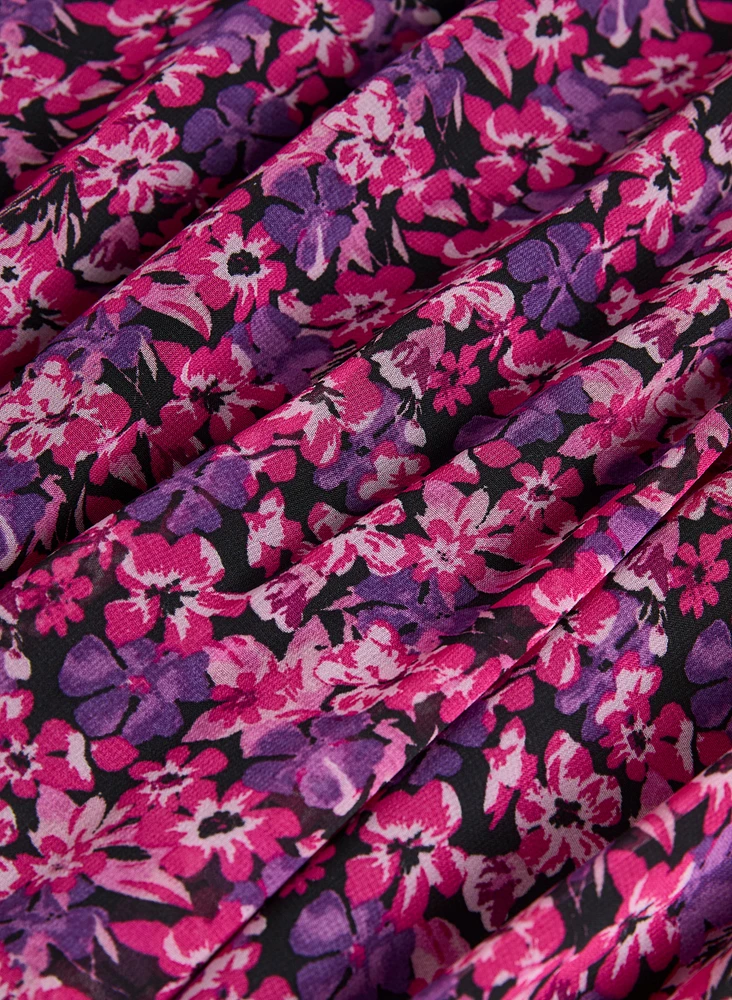 Floral Chiffon Dress