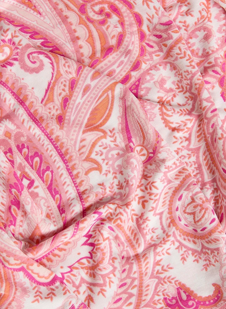 Paisley 3/4 Bell Sleeve Top