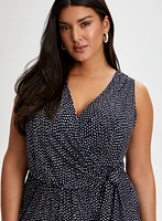 Polka Dot Print Jumpsuit