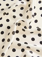 Dot Print Square Scarf